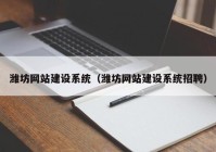 潍坊网站建设系统（潍坊网站建设系统招聘）