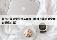 软件开发需要学什么课程（软件开发需要学什么课程内容）