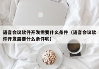 语音会议软件开发需要什么条件（语音会议软件开发需要什么条件呢）